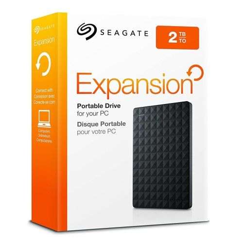 BRAND NEW ORIGINAL SEAGATE 2TB EXTERNAL HARD DRIVE USB 3.0