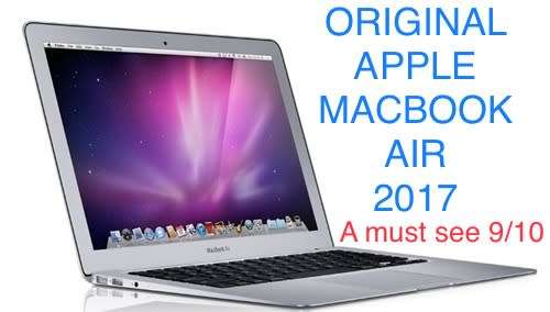 ULTIMATE 2017 ORIGINAL APPLE MACBOOK AIR i5*128GB SSD*8GB RAM IN EXCELLENT CONDITION