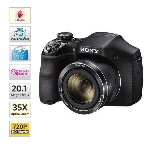 LATE ENTRY !BRAND NEW SONY DSC  H300 Camera with 35x Optical Zoom