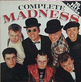 MADNESS, Complete Madness - 16 Hit Tracks - 12" Vinyl 1982 - SKA, POP