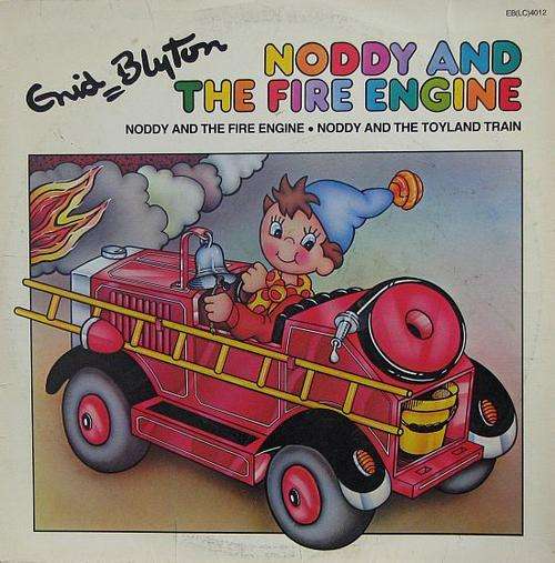 NODDY AND THE FIRE ENGINE, Enid Blyton - 12" Vinyl 1982 (STORIES FOR CHILDREN)