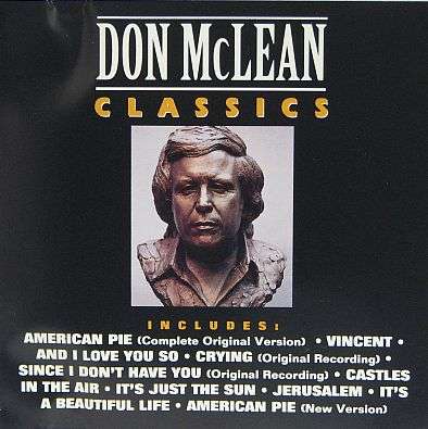 DON McLEAN, Classics - CD  (Folk Rock) - LISTEN