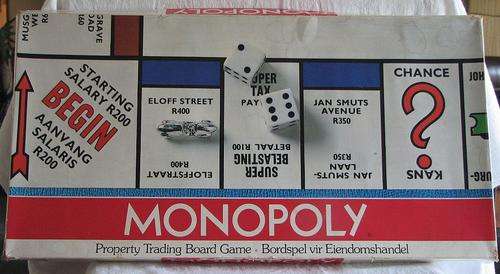 MONOPOLY GAME - South African Edition