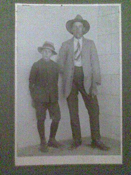 STUNNING PHOTO FATHER AND SON