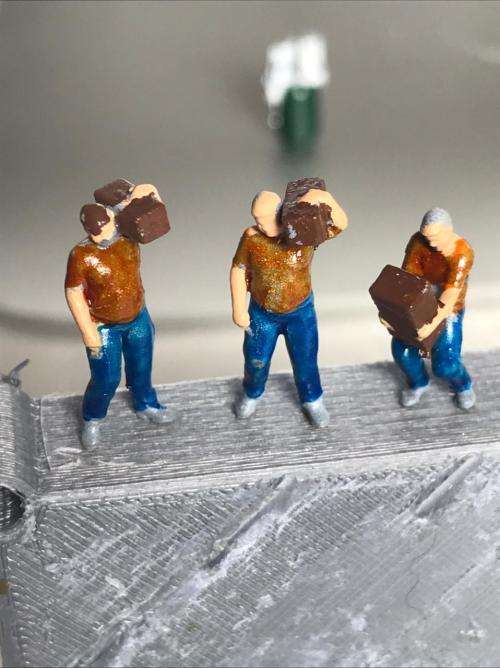 Courier Guys in HO Scale