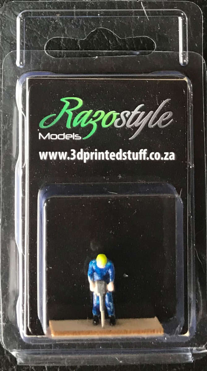 HO Scale Figure - Jackhammer Guy
