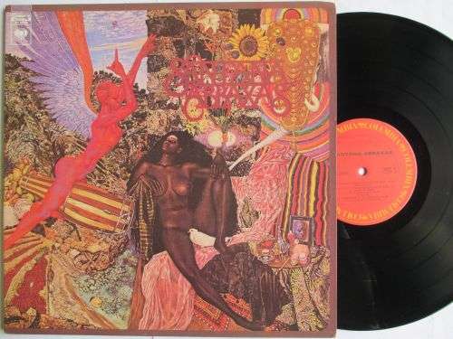 SANTANA - ABRAXAS - USA EX / EX GATEFOLD WITH BIG FOLD OUT POSTER