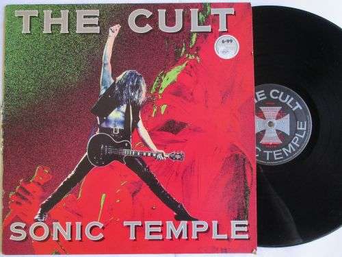 THE CULT - SONIC TEMPLE - UK VG- / VG WITH INNER