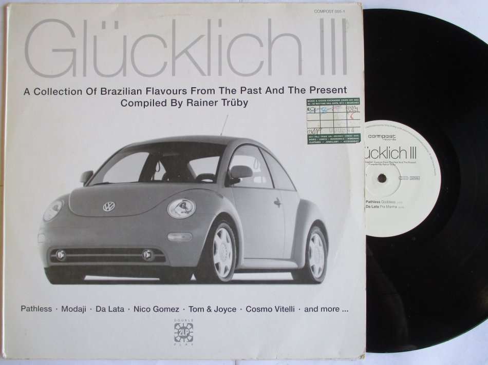 GLUCKLICH III - BRAZILIAN FLAVOURS PAST & PRESENT - RAINER TRUBY - GERMANY VG / VG 2 LP