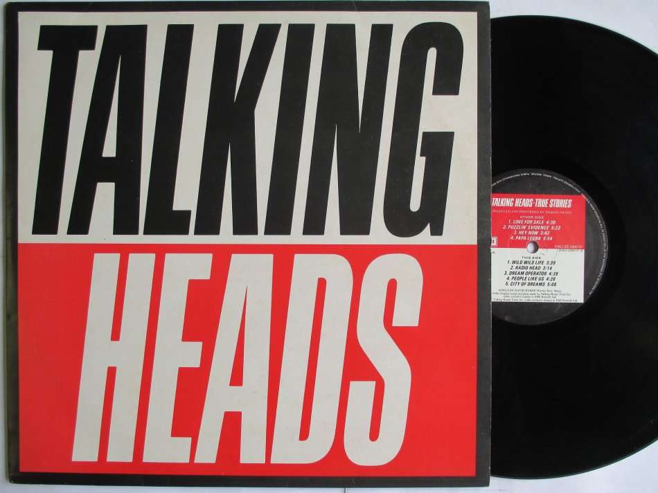 TALKING HEADS - TRUE STORIES - RSA VG+ / VG WITH INNER