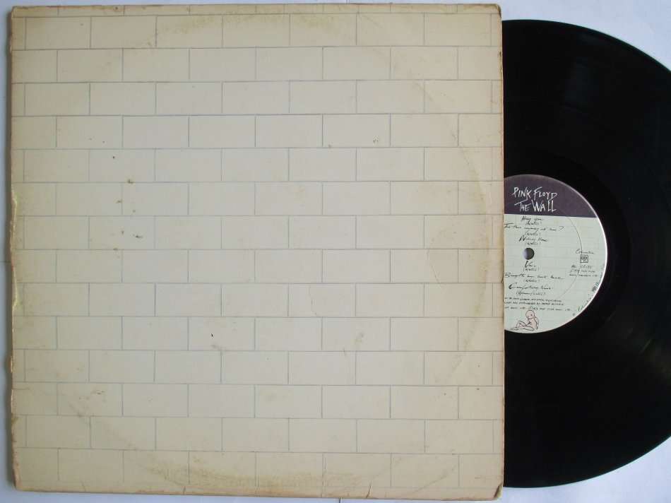 PINK FLOYD - THE WALL - USA VG- / VG 2 LP GATEFOLD WITH INNERS