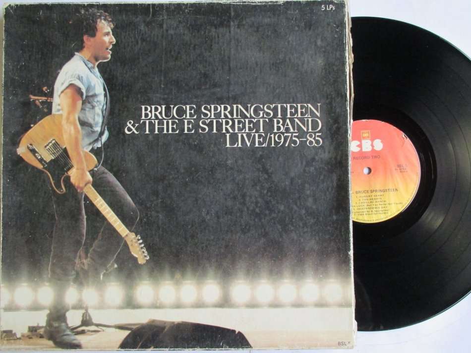 BRUCE SPRINGSTEEN & THE E STREET BAND - LIVE / '75 - '85 - RSA VG / VG+ 5 LP BOX SET WITH BOOKLET
