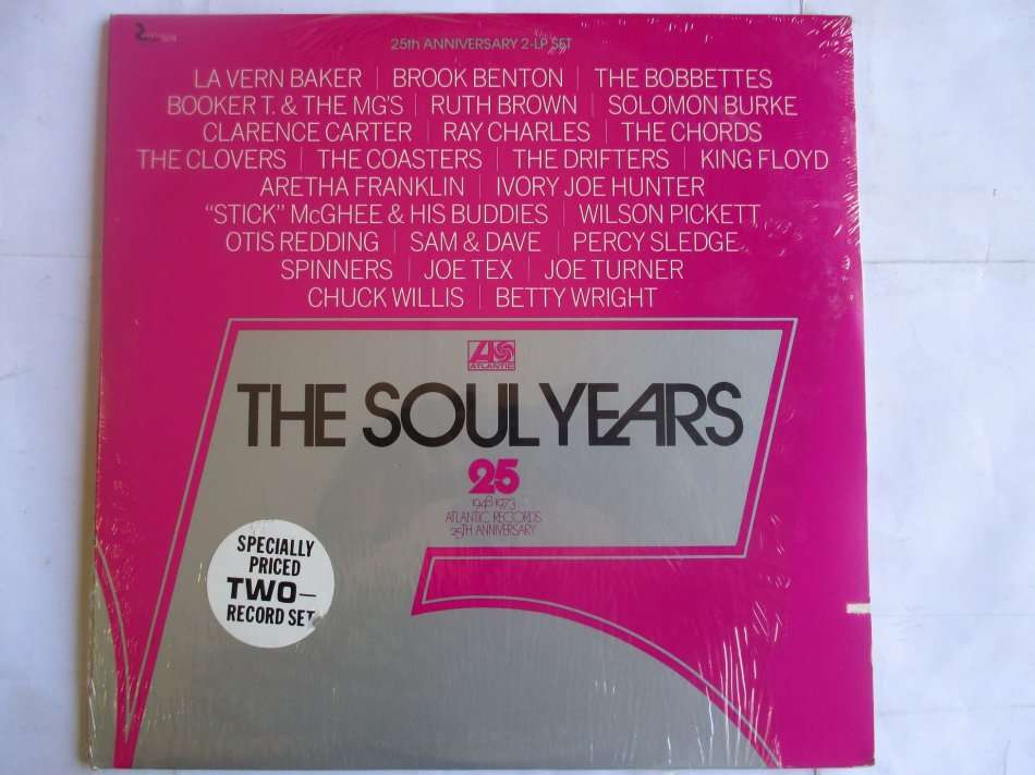 ATLANTIC VARIOUS - THE SOUL YEARS '48-'73 USA VG+ / EX 2 LP GATEFOLD SEALED