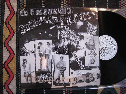 VARIOUS - SCHMURZ-PILATION - FRANCE VG- / VG+ WITH INSERTS - RARE FRANCE PUNK