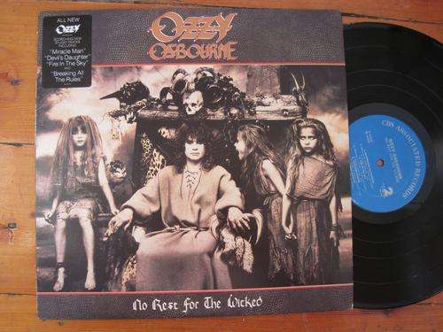 OZZY OSBOURNE - NO REST FOR THE WICKED - USA EX / VG+