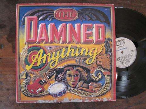 THE DAMNED - ANYTHING - UK VG- / VG- GATEFOLD POP-UP WITH SOME WATER DAMAGE