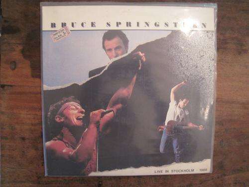 BRUCE SPRINGSTEEN - LIVE IN STOCKHOLM 1988 - VG+/EX  2 LP FM RECORDING