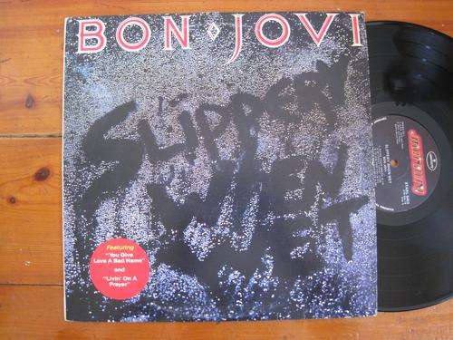 BON JOVI - SLIPPERY WHEN WET - RSA  VG+ /VG