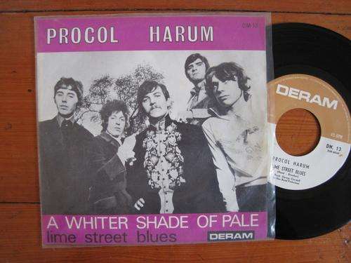 PROCOL HARUM - W HITER SHADE OF PALE 7" BELGIUM VG+ / VG