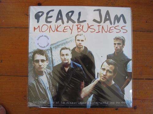 PEARL JAM - MONKEY BUSINESS - COLOUR VINYL - NEW SEALED UNOFFICIAL RELEASE