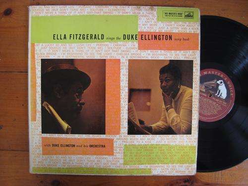 ELLA FITZGERALD - SINGS THE DUKE ELLINGTON SONGBOOK VOL. 1 - UK VG+ / VG 2 LP GATEFOLD