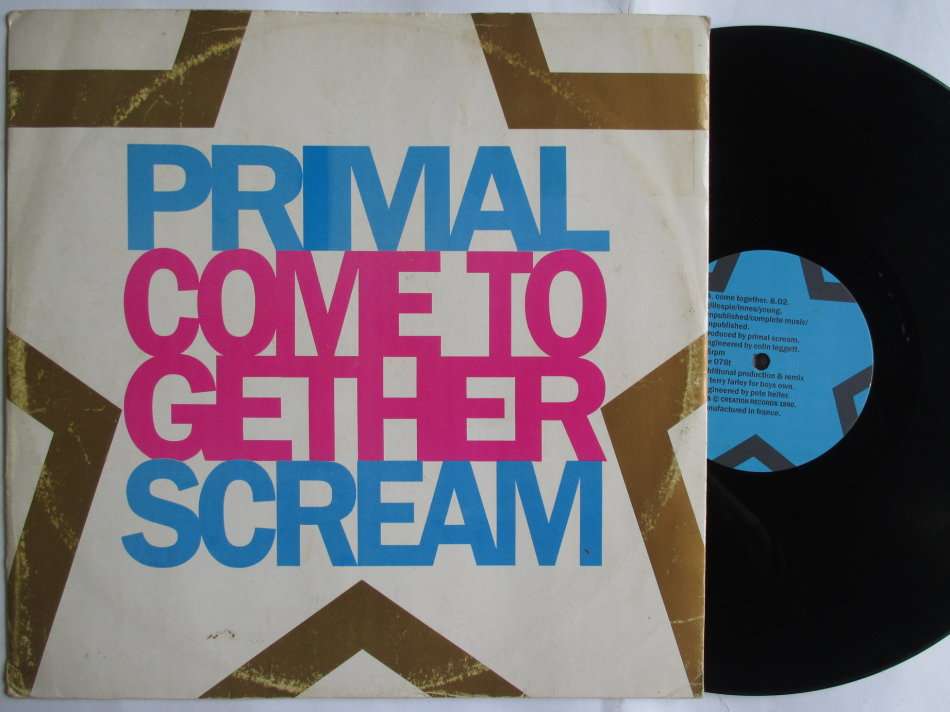 PRIMAL SCREAM - COME TOGETHER 12" VG- / VG-
