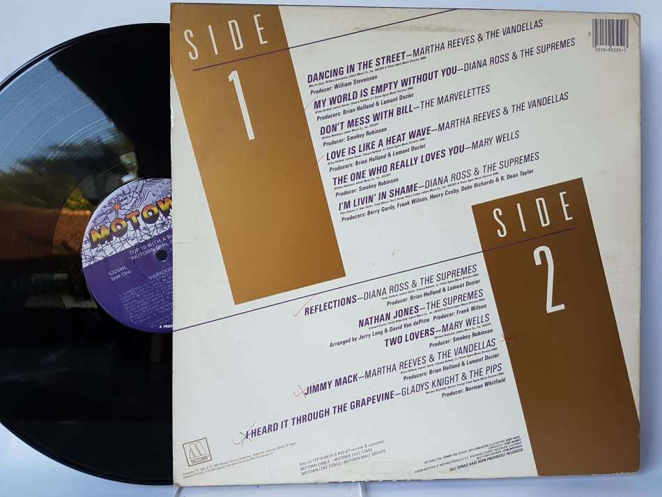 MOTOWN WITH A BULLET - GIRL GROUPS - USA VG / VG+