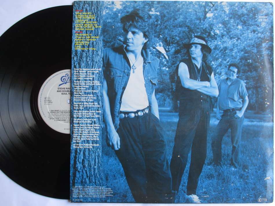 STEVIE RAY VAUGHAN & DOUBLE TROUBLE - SOUL TO SOUL - HOLLAND VG / VG+