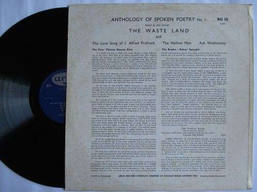 T.S. ELIOT - THE WASTE LAND - UK VG+ /VG+