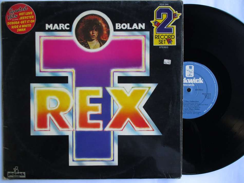 MARC BOLAND / T REX - GREATEST HITS - UK VG / VG+ 2 LP GATEFOLD