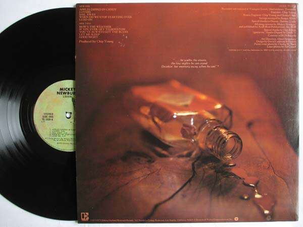 MICKEY NEWBURY - LOVERS - USA - VG+ / VG+ WITH INNER