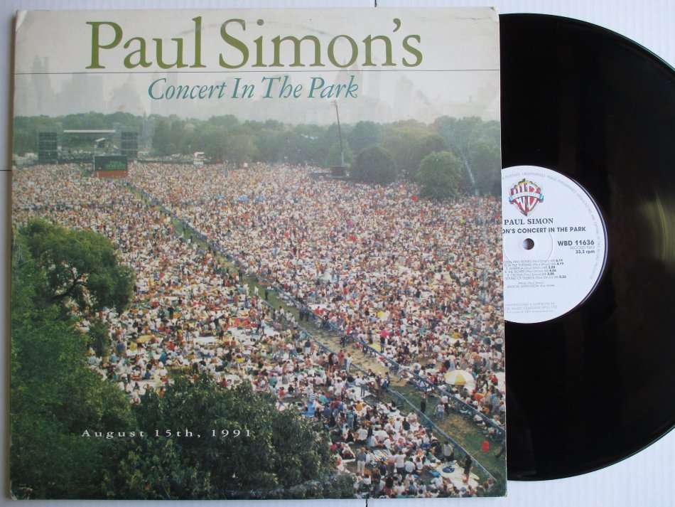 PAUL SIMON - CONCERT IN THE PARK - RSA VG / VG 2 LP GATEFOLD