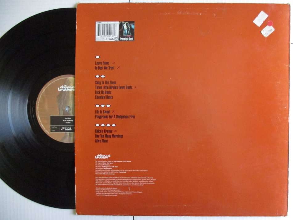 THE CHEMICAL BROTHERS - EXIT PLANET DUST - UK VG / VG/ VG- 2 LP IN INNERS O.G.