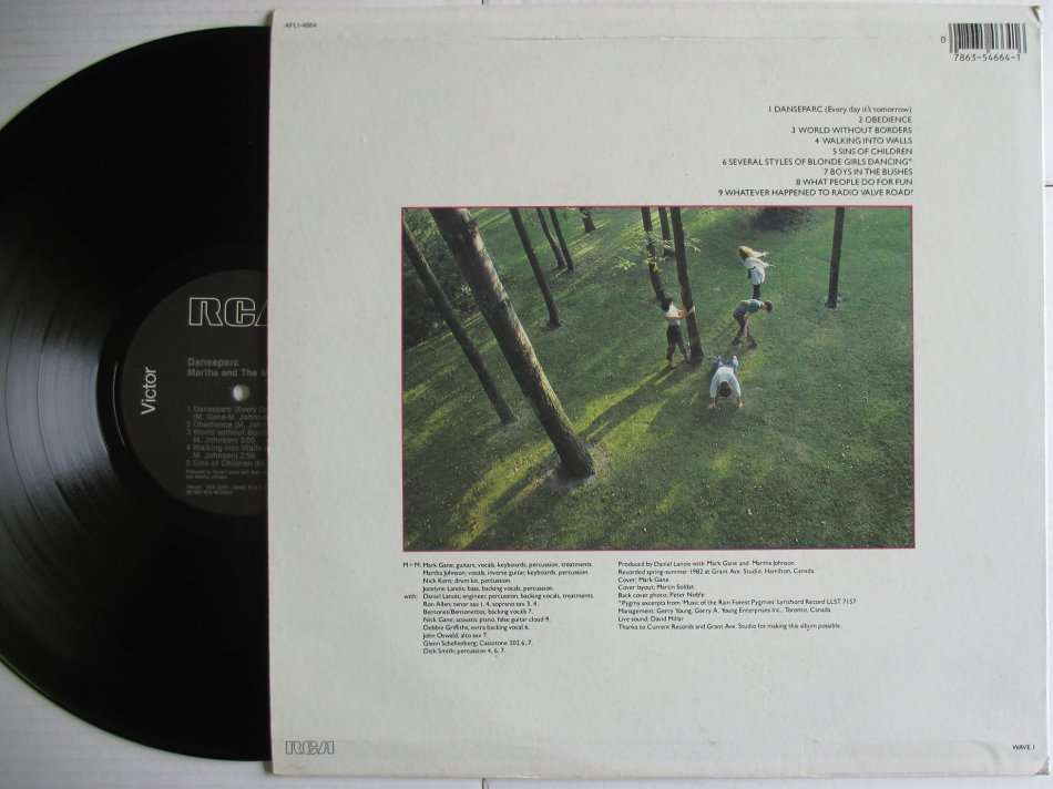 MARTHA AND THE MUFFINS - DANSEPARC - USA VG+ /Vg+