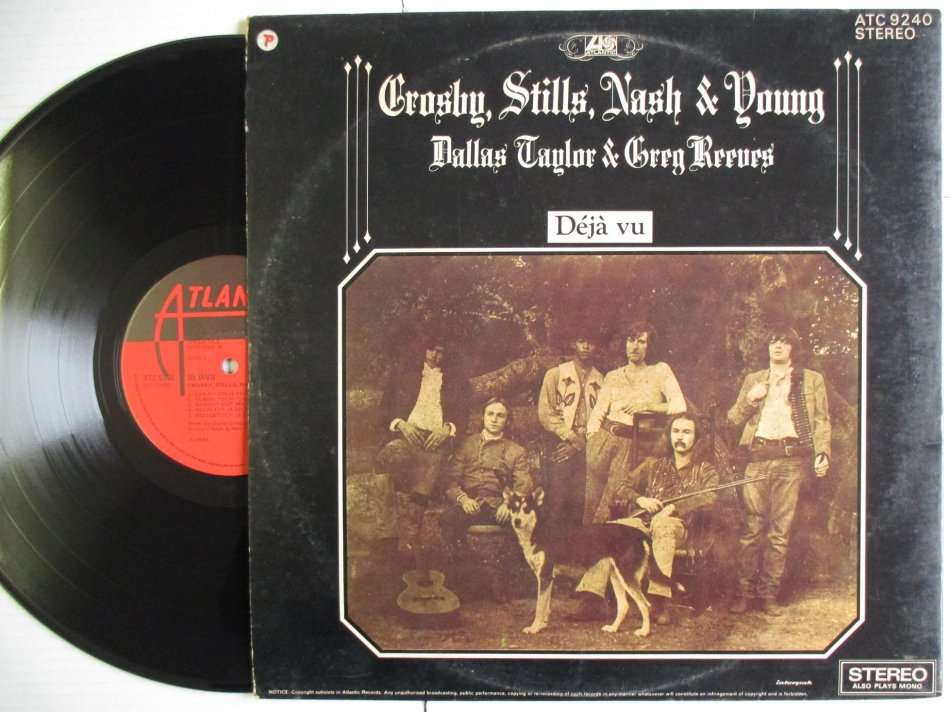 CROSBY STILLS NASH & YOUNG - DEJA VU - RSA - VG / VG+ GATEFOLD
