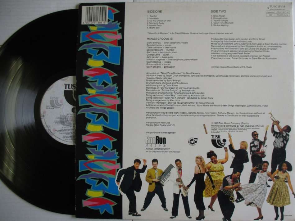 MANGO GROOVE - HOMETALK - RSA VG+ /VG+ GATEFOLD