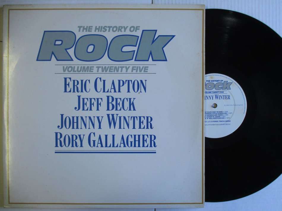 THE HISTORY OF ROCK VOLUME TWENTY FIVE - UK VG+ /VG+ 2LP GATEFOLD 1 ARTIST PER SIDE