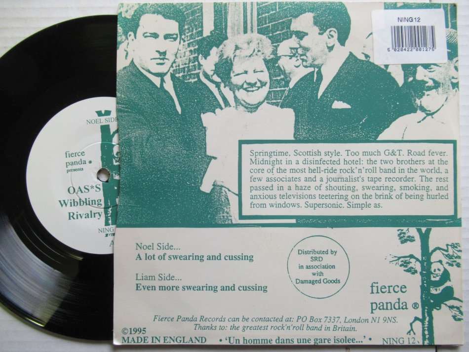 OAS*S - WIBBLING RIVALRY - 7" UK VG+ /VG+