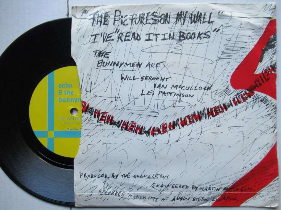 ECHO & THE BUNNYMEN - THE PICTURES ON MY WALL - UK - 7" - VG+ / VG+