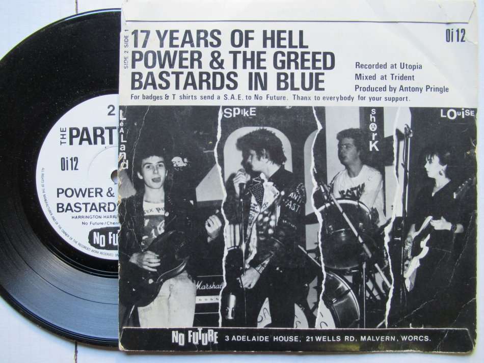 THE PARTISANS - 17 YEARS OF HELL - UK - 7" - VG- / VG+