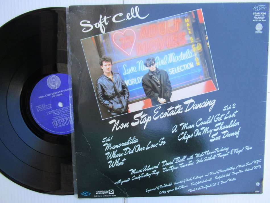 SOFT CELL - NON STOP ECSTATIC DANCING - RSA VG+ /VG
