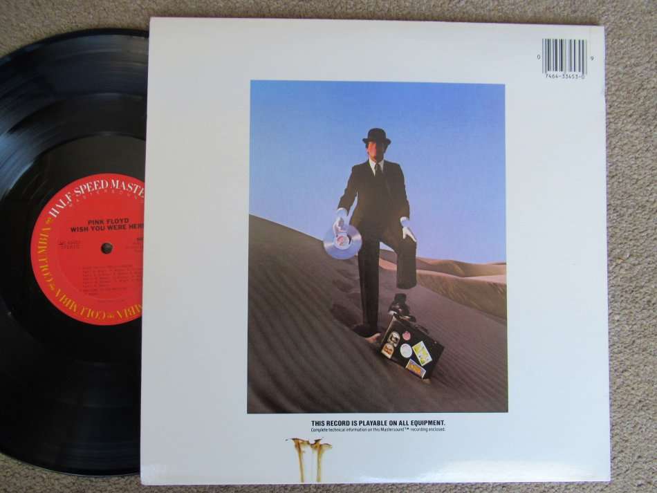 PINK FLOYD - WISH YOU WERE HERE - USA VG+ /VG+ HALF-SPEED MASTER WITH INSERT