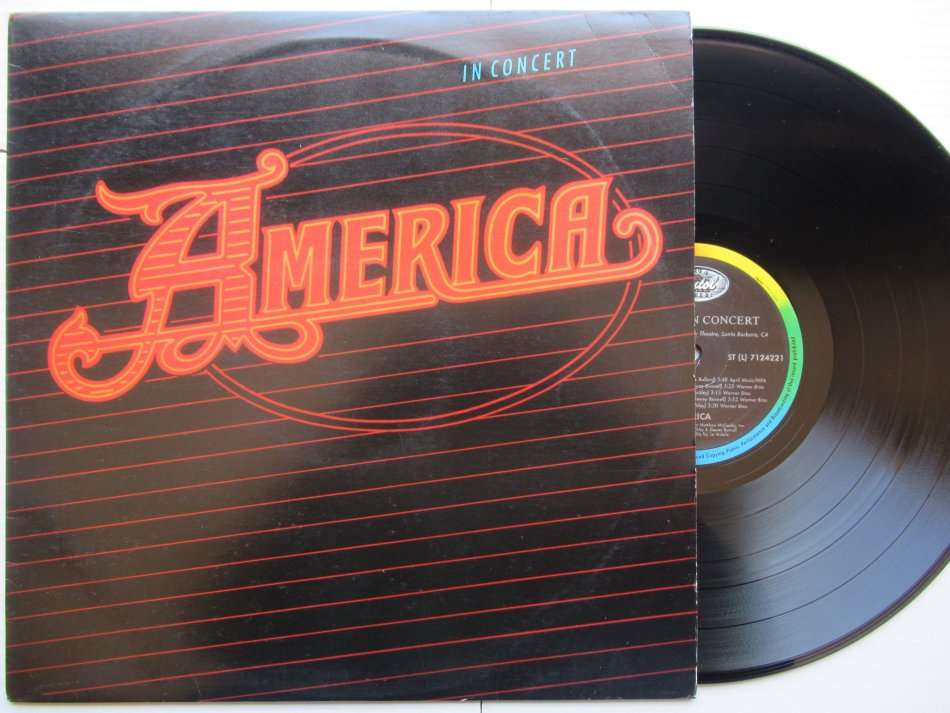 AMERICA - IN CONCERT - RSA - VG+ / EX