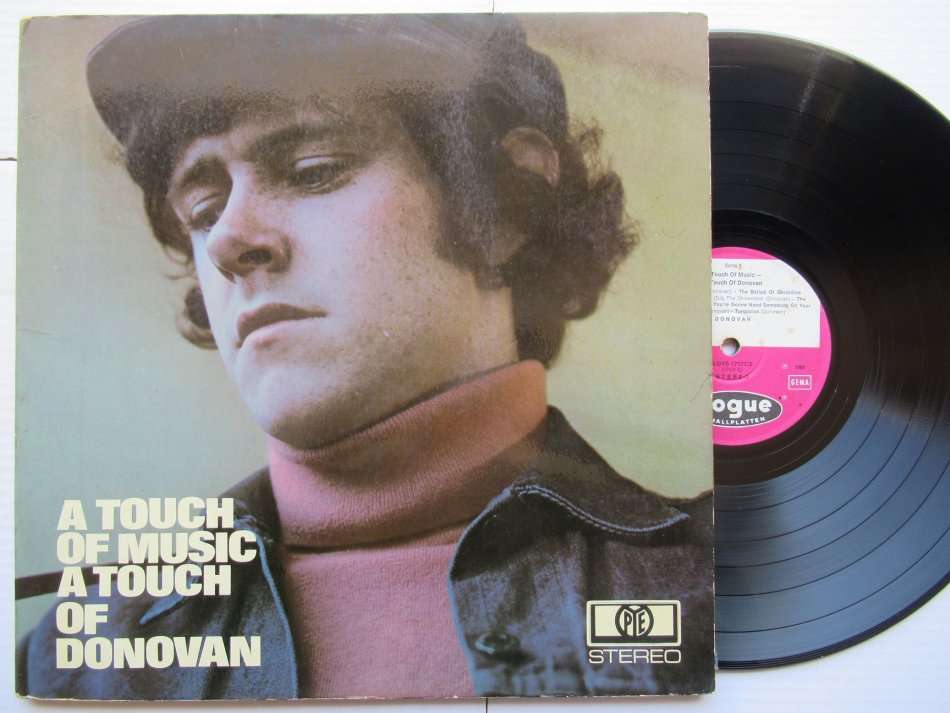 DONOVAN - A TOUCH OF MUSIC A TOUCH OF DONOVAN - GERMANY - VG / VG GATEFOLD 2LP