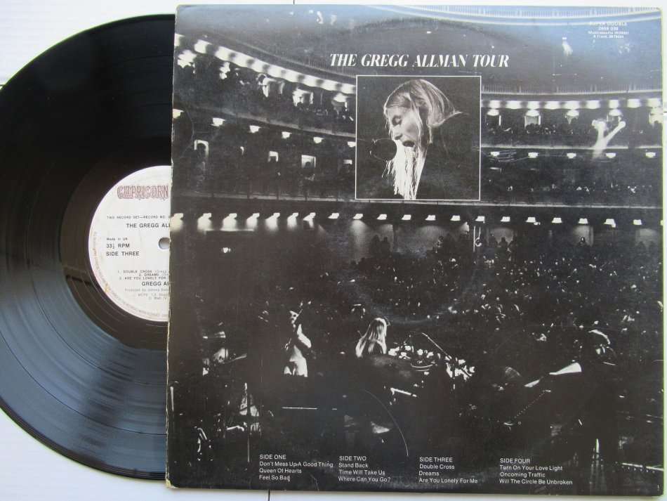 GREGG ALLMAN - THE GREGG ALLMAN TOUR - UK - VG+ / VG TO VG+ GATEFOLD 2LP