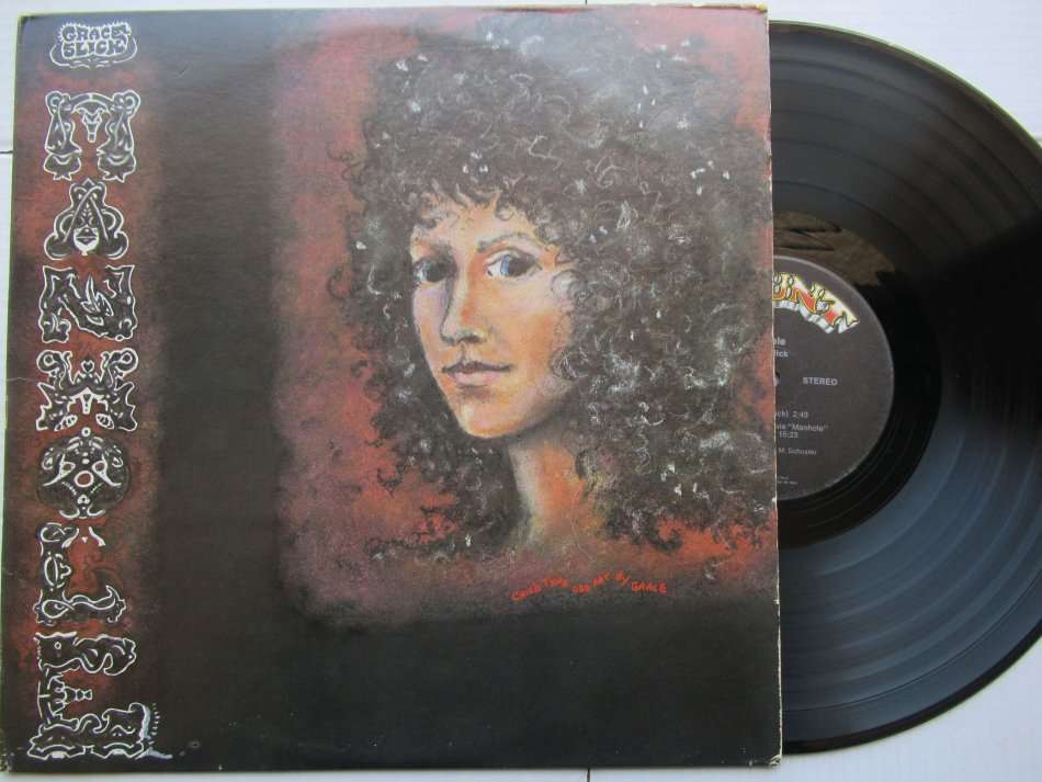 GRACE SLICK - MANHOLE - USA - VG / VG+