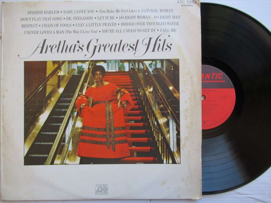 ARETHA FRANKLIN - ARETHA'S GREATEST HITS - RSA - VG- / VG