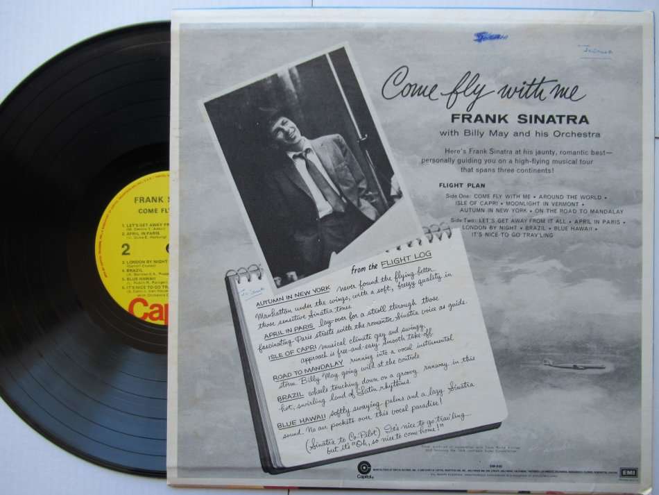 FRANK SINATRA - COME FLY WITH ME - USA VG /VG+