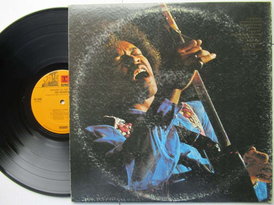 JIMI HENDRIX - HENDRIX IN THE WEST - USA VG /VG GATEFOLD