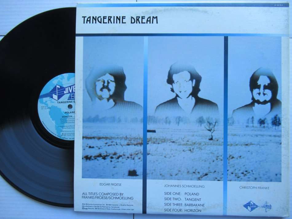 TANGERINE DREAM - POLAND - CANADA - VG / VG+ GATEFOLD 2LP